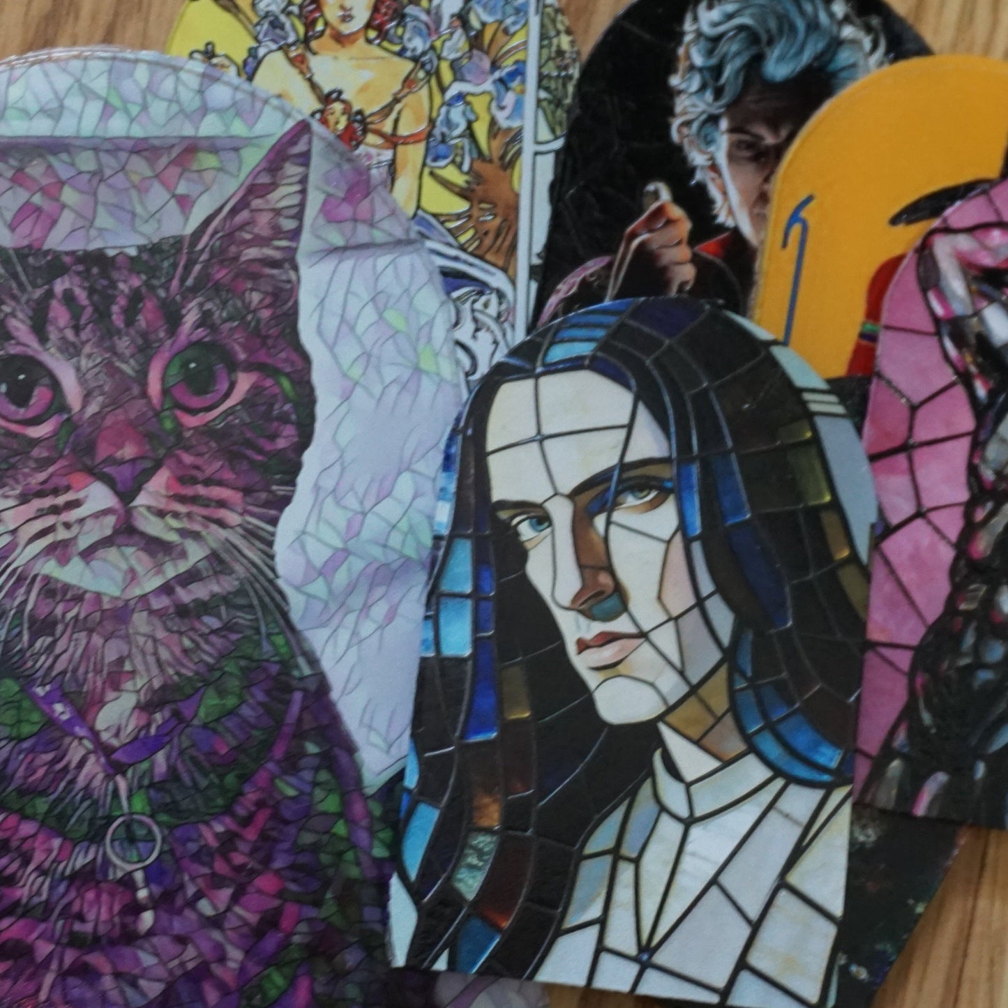 Custom Acrylic stained Glass styled Panel Suncatcher