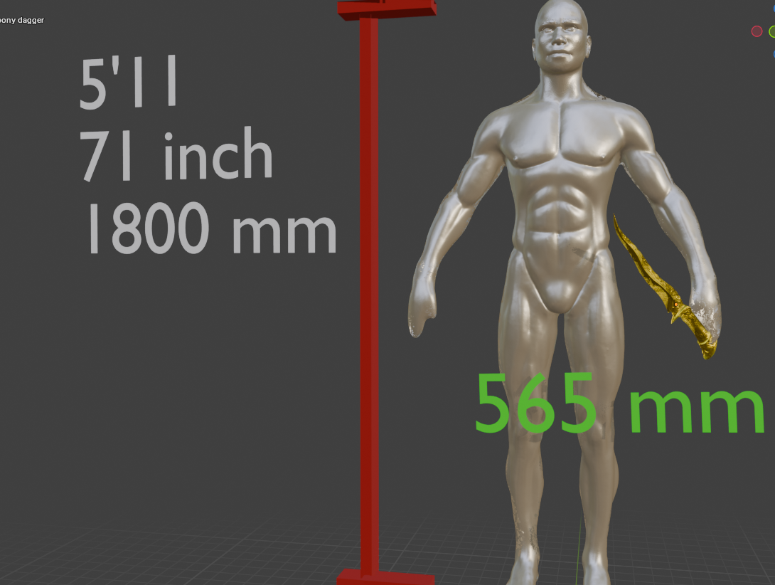 Ebony Dagger Replica