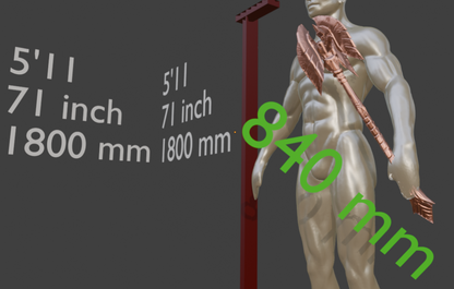 Glass mace Mini