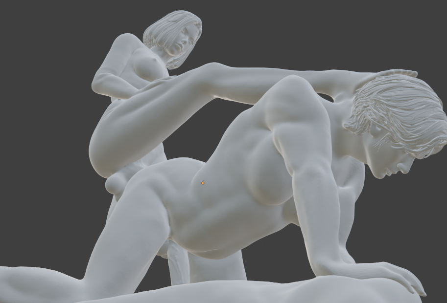 Domination Adult Mature trans Fine Art Statue