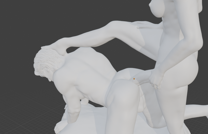 Domination Adult Mature trans Fine Art Statue