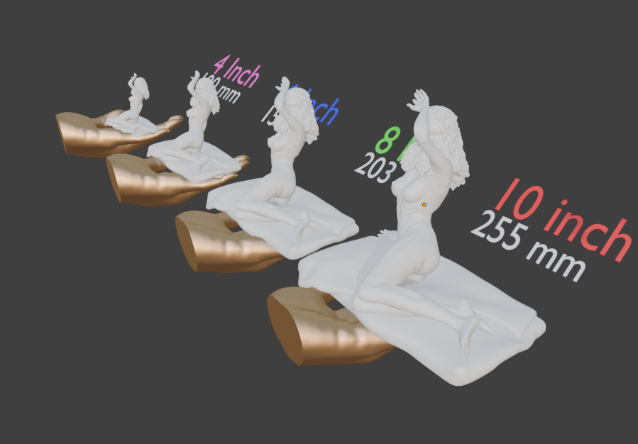 Sights of dawn Adult Mature trans Fine Art Statue