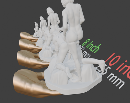 Domination Adult Mature trans Fine Art Statue