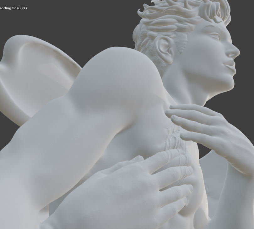 Loving Companion Adult Mature Gay Fine Art Statue