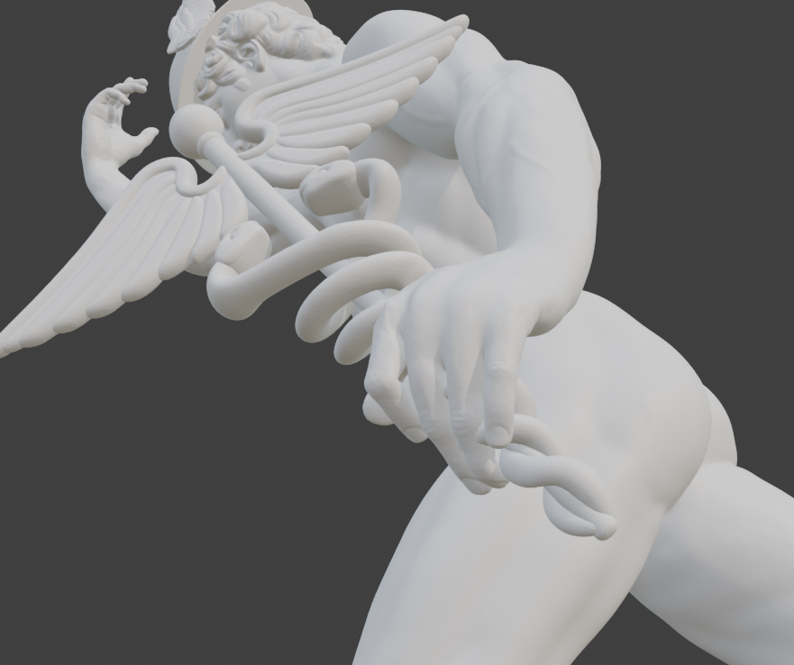 Hermes in Motion Adult Mature Gay Fine Art Statue