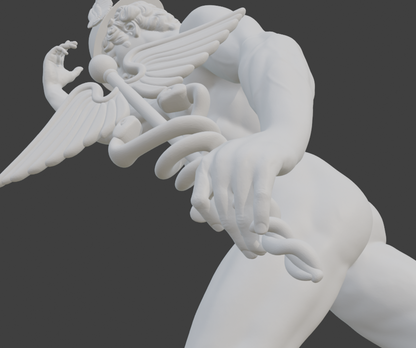 Hermes in Motion Adult Mature Gay Fine Art Statue
