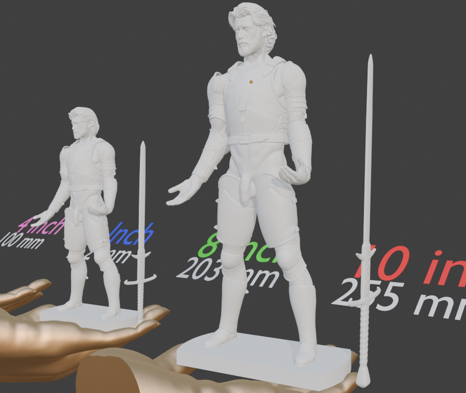 Knight's resolve Adult Mature Gay Fine Art Statue