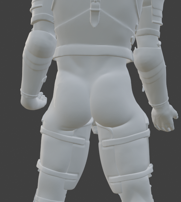 Knight's resolve Adult Mature Gay Fine Art Statue