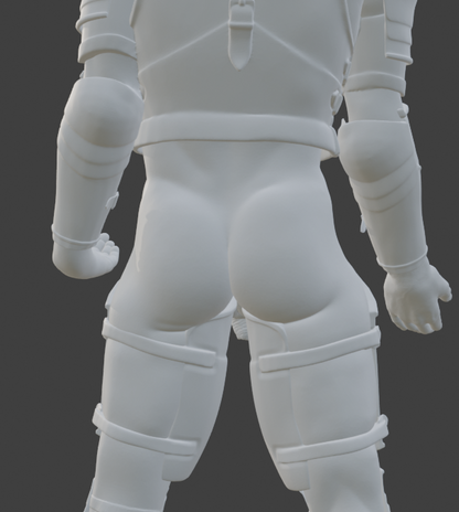 Knight's resolve Adult Mature Gay Fine Art Statue