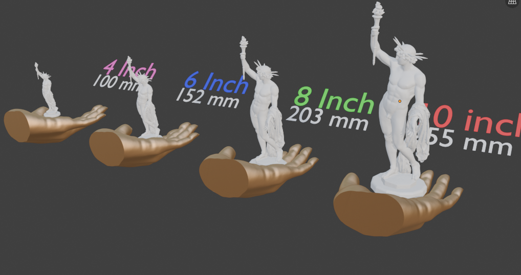 Helios proclamation Fine Art Statue