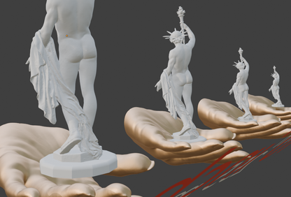 Helios proclamation Fine Art Statue