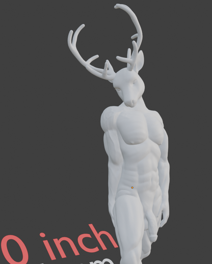 Deer's walk Adult Mature Gay Fine Art Statue