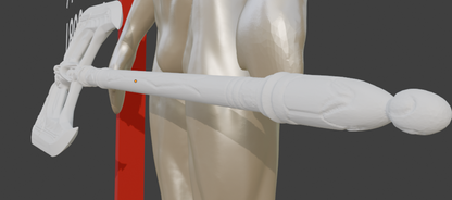 Wuuthrad Non functional Durable Plastic Replica Cosplay Piece