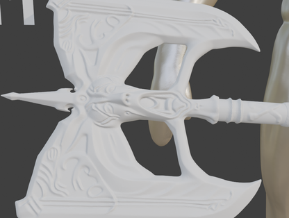 Wuuthrad Non functional Durable Plastic Replica Cosplay Piece