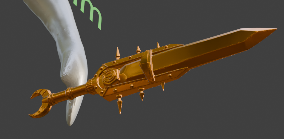 Keening Dagger Non functional Durable Plastic Replica Cosplay Piece