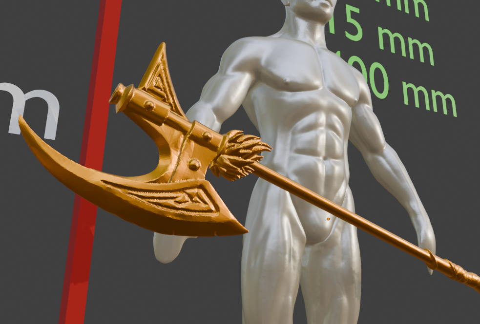 Nordic Battle Axe Non functional Durable Plastic Replica Cosplay Piece
