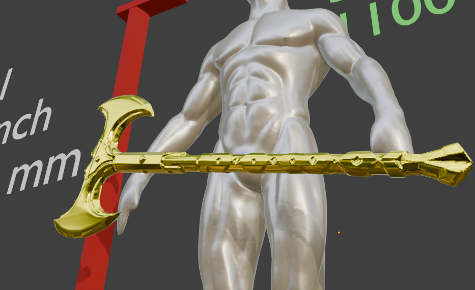 Iron Double Battle Axe Non functional Durable Plastic Replica Cosplay Piece