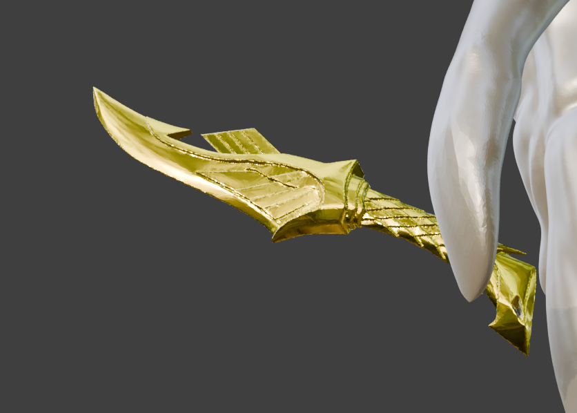 Elven Dagger Non functional Durable Plastic Replica Cosplay Piece