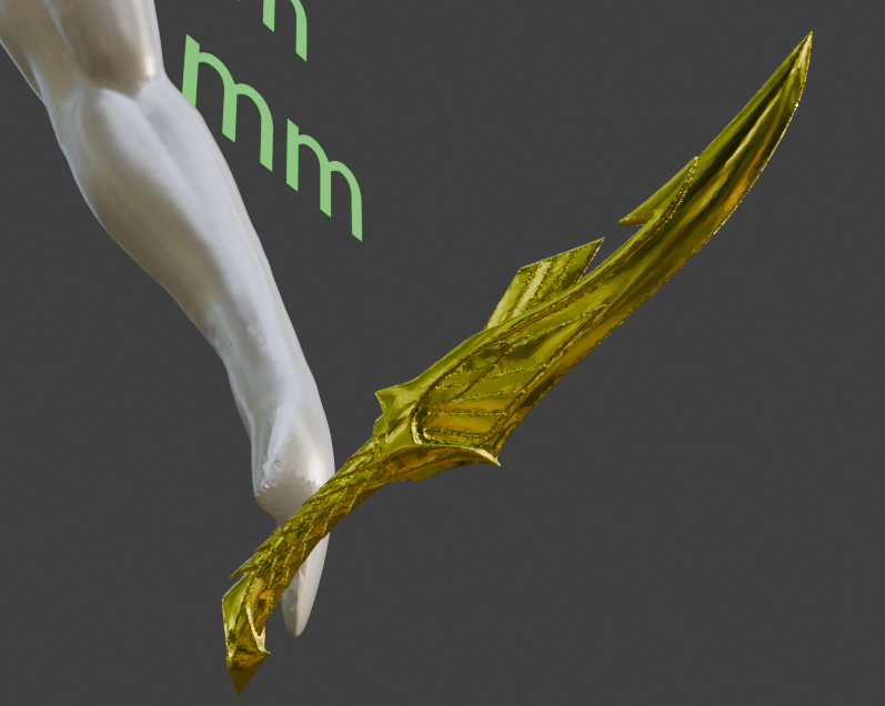 Elven Dagger Non functional Durable Plastic Replica Cosplay Piece