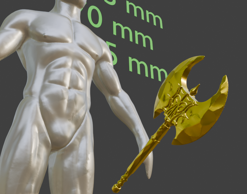 Stalhrim Axe Non functional Durable Plastic Replica Cosplay Piece