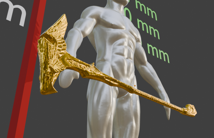 Elven Great Mace Non functional Durable Plastic Replica Cosplay Piece