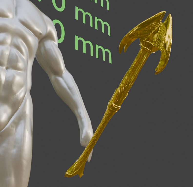 Elven Mace Non functional Durable Plastic Replica Cosplay Piece