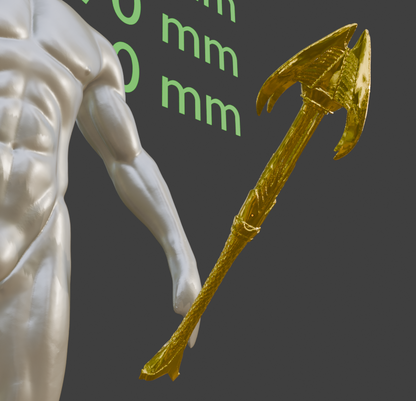 Elven Mace Non functional Durable Plastic Replica Cosplay Piece