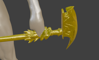 Nordic Great Mace Non functional Durable Plastic Replica Cosplay Piece