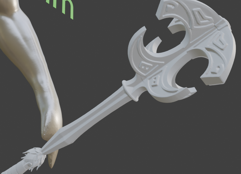 Nordic mace Non functional Durable Plastic Replica Cosplay Piece