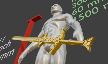 Steel Great sword Non functional Durable Plastic Replica Cosplay Piece