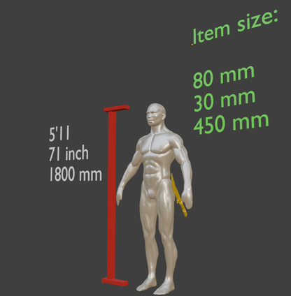 Mini Crystal Knife Miniature Display, Abs Resin, Tabletop Games