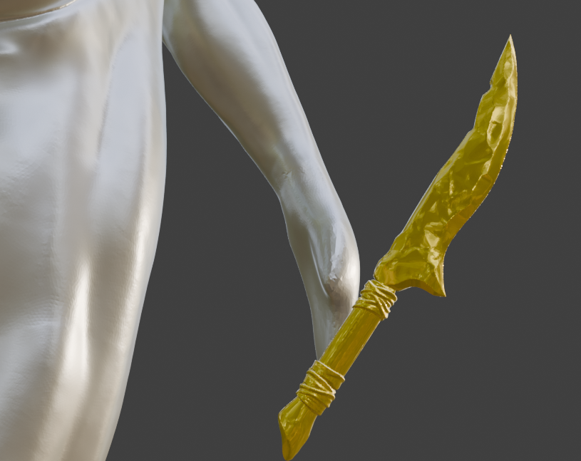 Crystal Knife Non functional Durable Plastic Replica Cosplay Piece