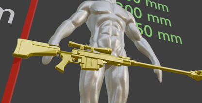 REPLICA Anti Materiel Sniper Rifle From Realistic Size  | Fallout New Vegas