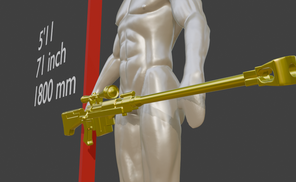 REPLICA Anti Materiel Sniper Rifle From Realistic Size  | Fallout New Vegas