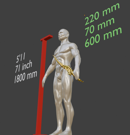 Reduvia Non functional Durable Plastic Replica Cosplay Piece