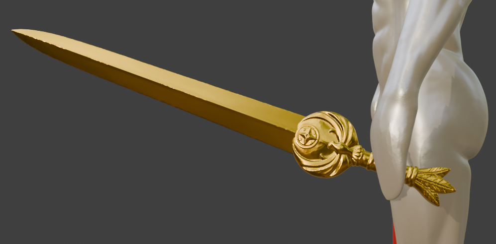 Nightingale sword Non functional Durable Plastic Replica Cosplay Piece