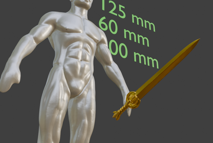 Nightingale sword Non functional Durable Plastic Replica Cosplay Piece