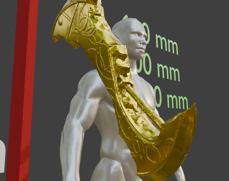 Beastman's Cleaver Non functional Durable Plastic Replica Cosplay Piece