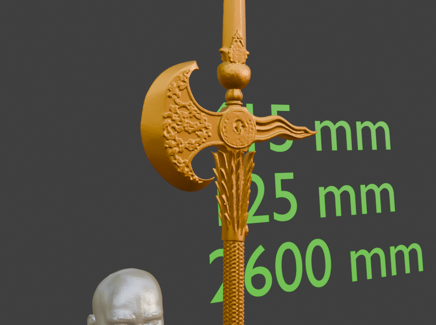 Banished Knight's Halberd Non functional Durable Plastic Replica Cosplay Piece