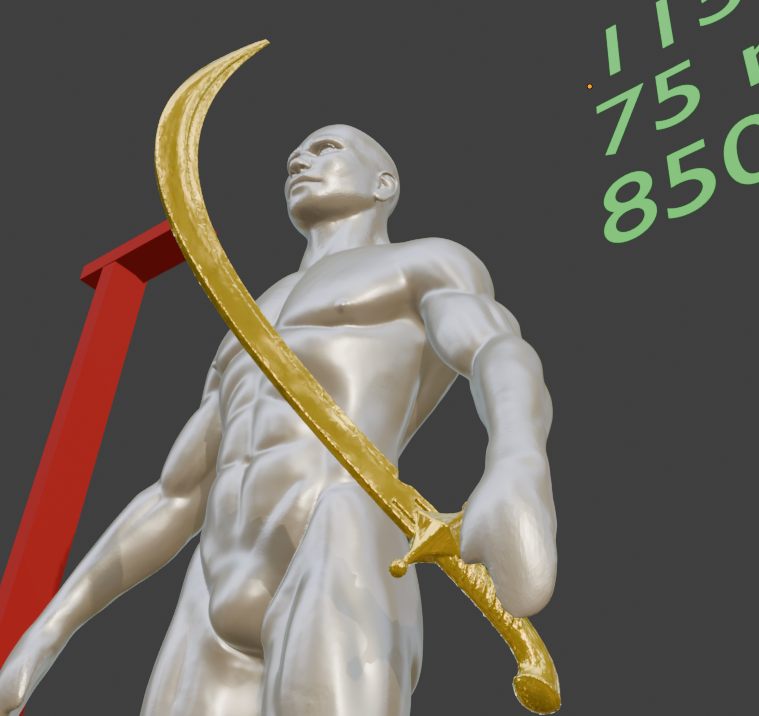 Bandit's Curved Sword Non functional Durable Plastic Replica Cosplay Piece