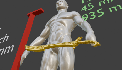 Nordic Short Sword Non functional Durable Plastic Replica Cosplay Piece