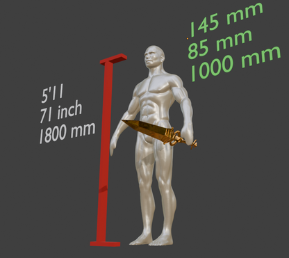 Crystal Sword Non functional Durable Plastic Replica Cosplay Piece
