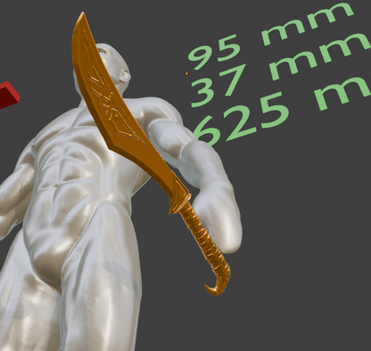 Nordic Dagger Non functional Durable Plastic Replica Cosplay Piece