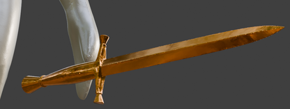 Miniature Dagger Replica, 1:6 Scale ABS Resin, Display Or Tabletop Game Prop