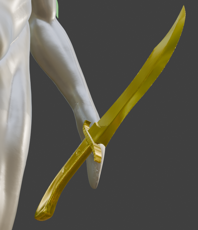 The Great Dagger Non functional Durable Plastic Replica Cosplay Piece