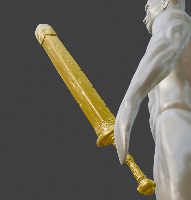 Stone-Sheathed Sword Non functional Durable Plastic Replica Cosplay Piece