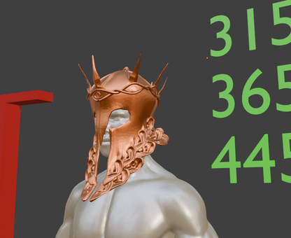 All knowing Helm Ofnir Cosplay Piece