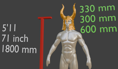 Helm of Yngol Draugr Cosplay Piece