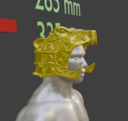 Nordic Helmet Bear Nord Cosplay Piece