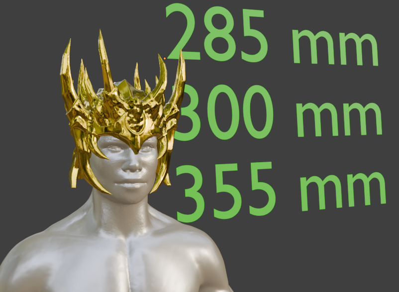 Miniature Crown Sculpture, Jagged Nord Miniature Format